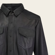 Camisola en piel genuina de ovino para caballero